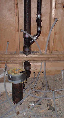underfloor plumbing